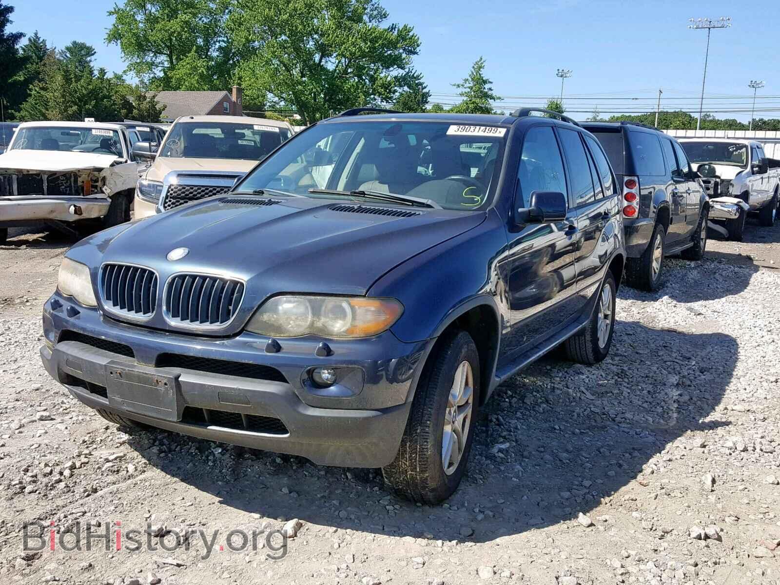 2005 BMW X5 - VIN: 5UXFA13505LY18207 - Фото 2