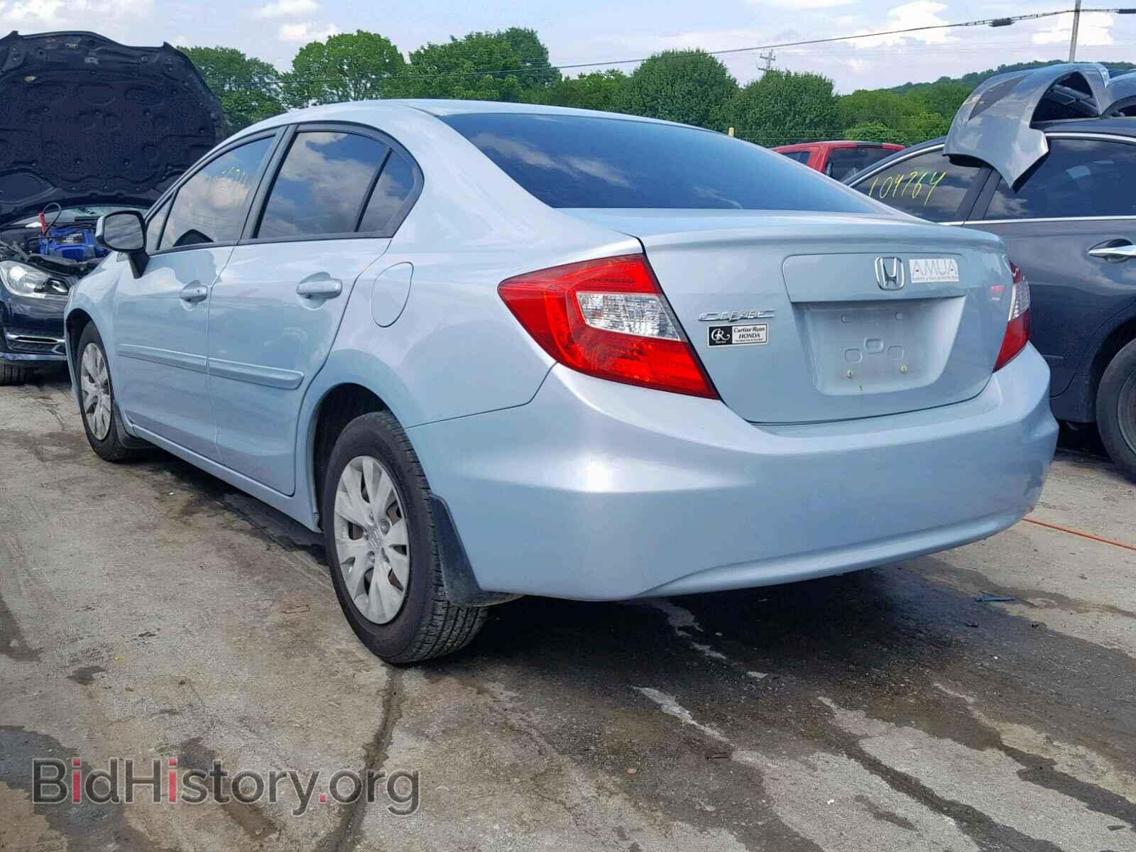 2012 HONDA CIVIC LX - VIN: JHMFB2F54CS002621 - Фото 3