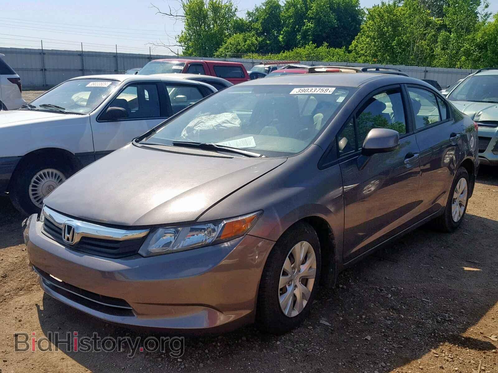 2012 HONDA CIVIC LX - VIN: 19XFB2F50CE107712 - Фото 2