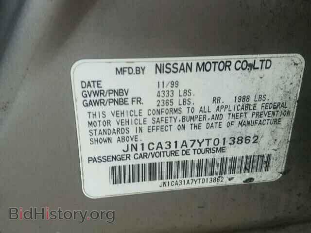 2000 NISSAN MAXIMA - VIN: JN1CA31A7YT013862 - Фото 10