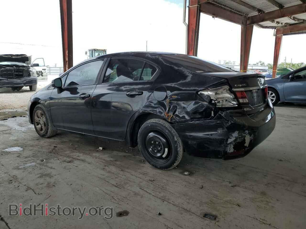2013 HONDA CIVIC - VIN: 2HGFB2F54DH523821 - Фото 2