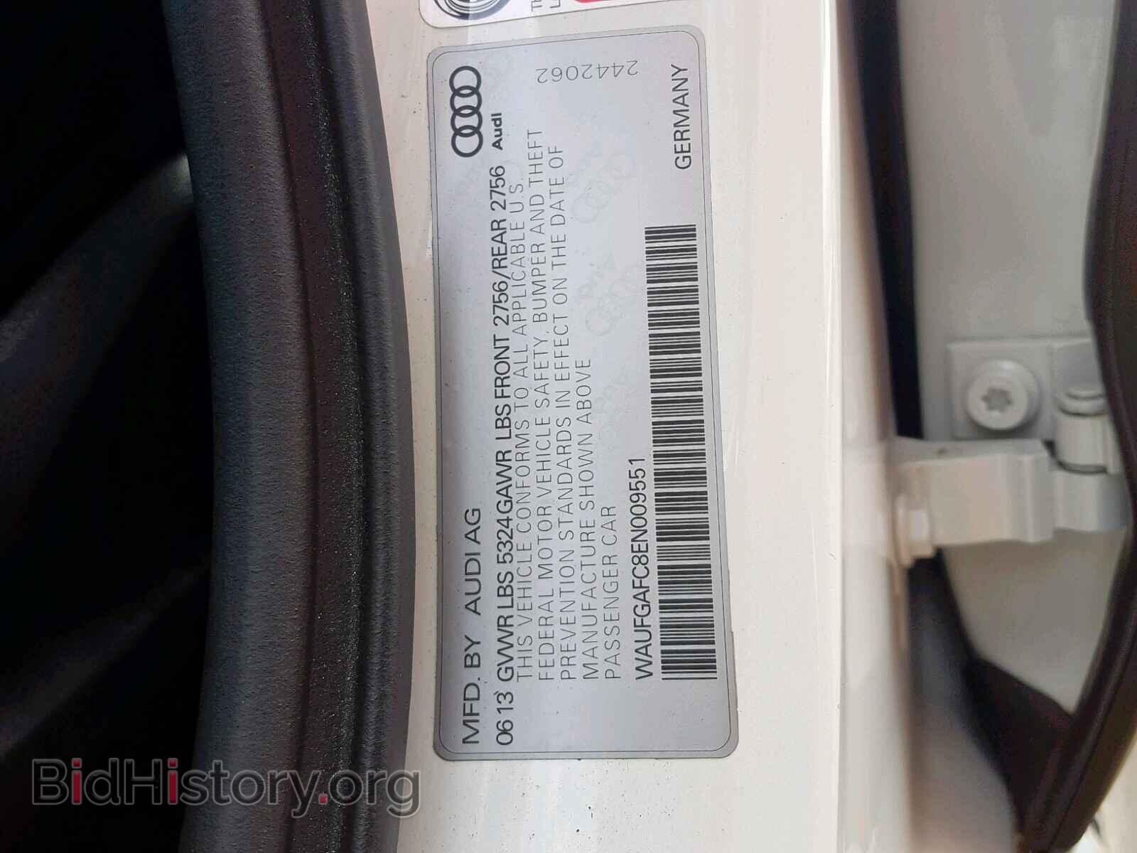 2014 AUDI A6 - VIN: WAUFGAFC8EN009551 - Photo 10