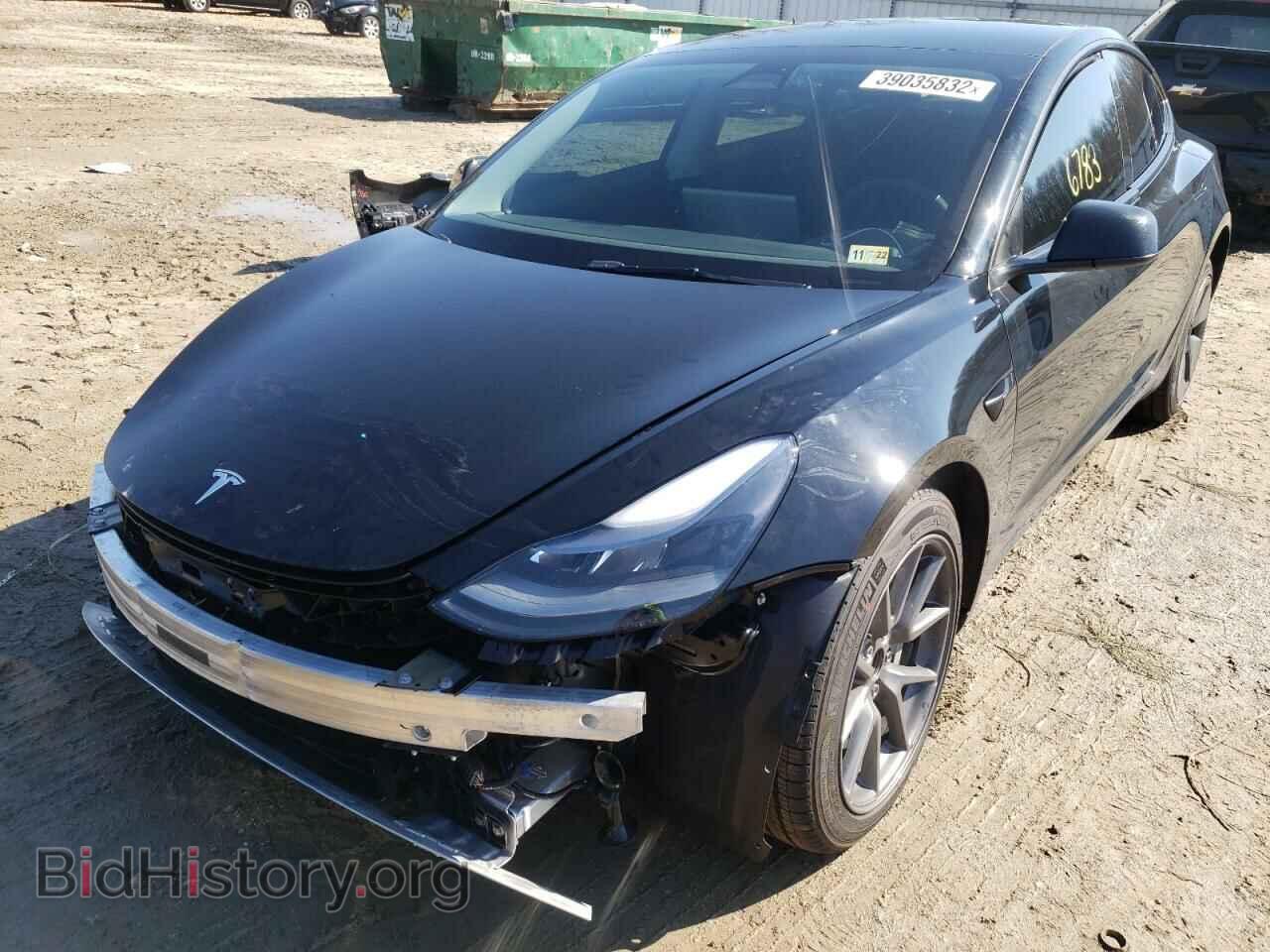 2022 TESLA MODEL 3 - VIN: 5YJ3E1EBXNF108410 - Фото 2