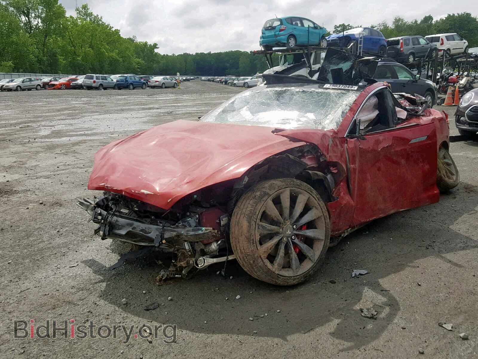 2015 TESLA MODEL S - VIN: 5YJSA1E47FF114028 - Фото 2