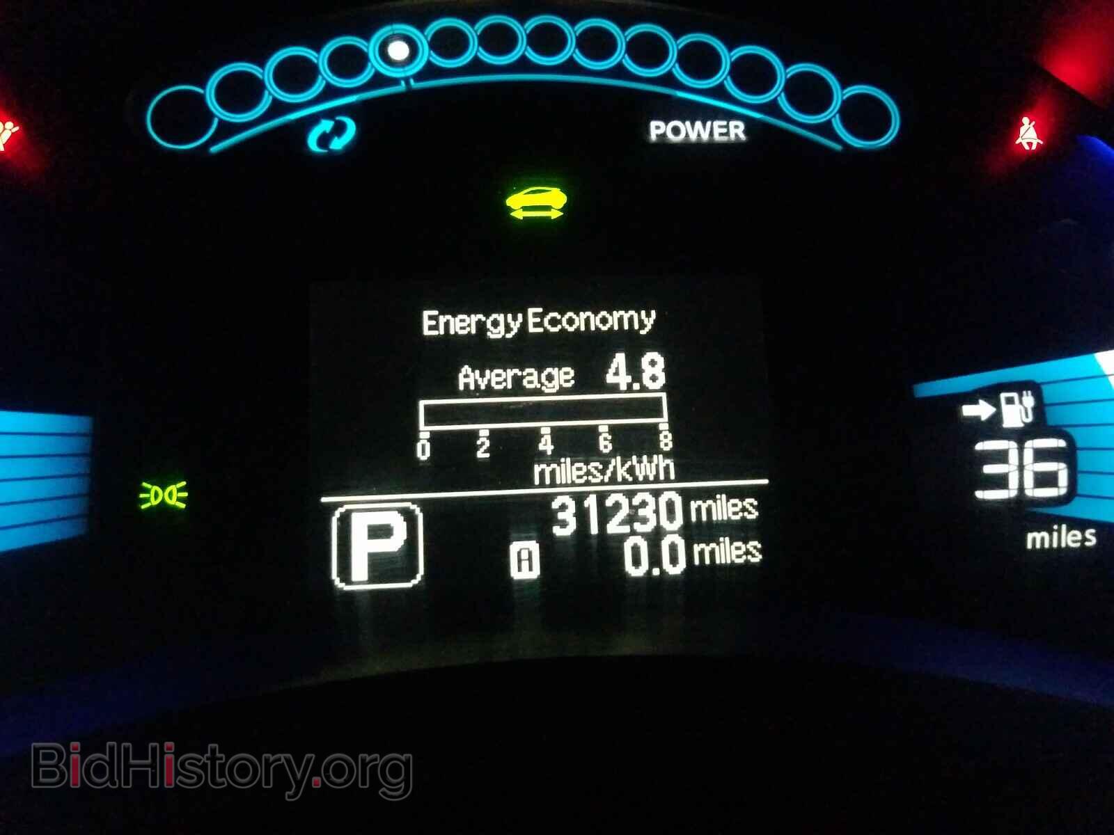 2012 NISSAN LEAF - VIN: JN1AZ0CP2CT024325 - Фото 8