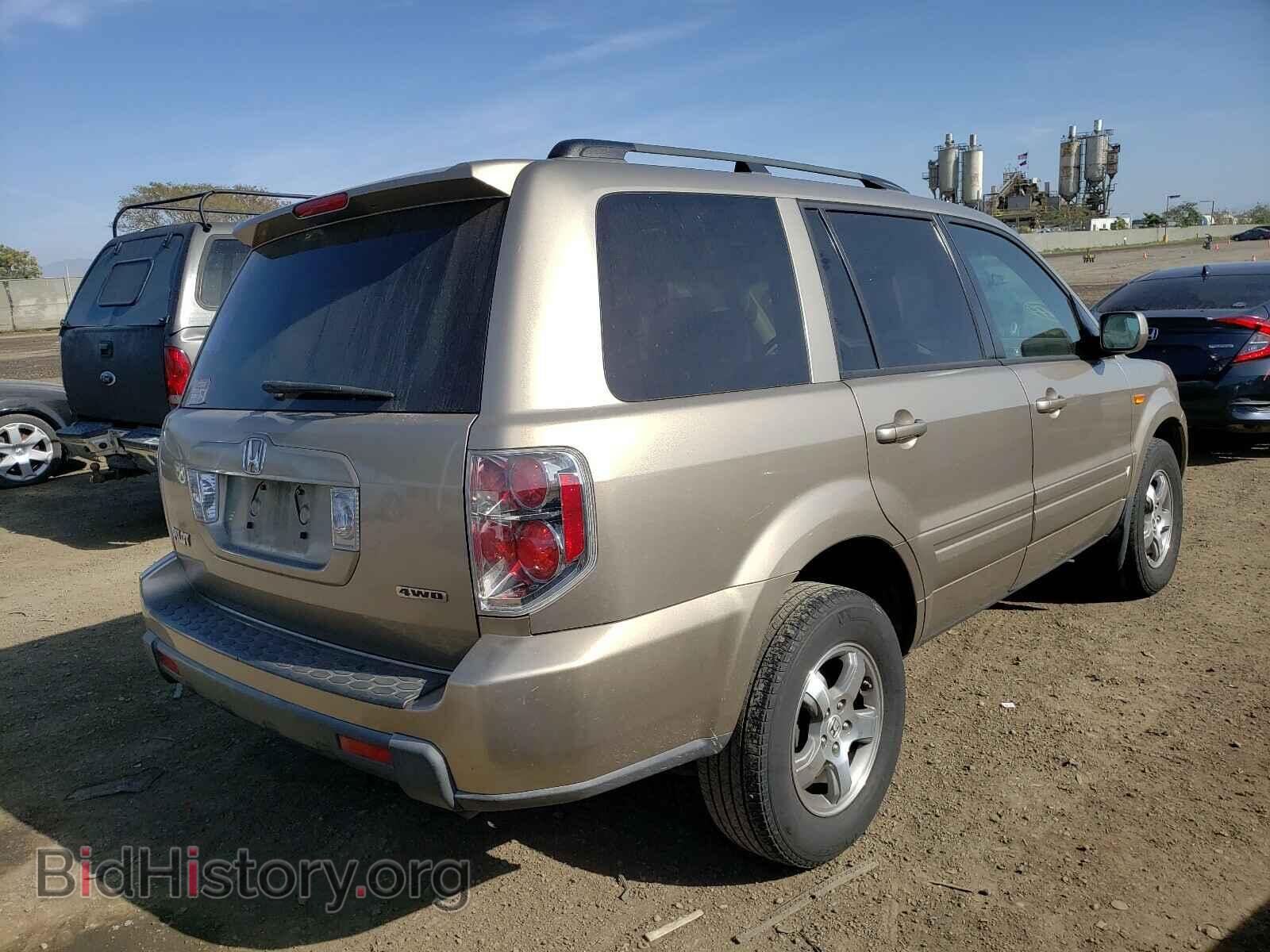 2006 HONDA PILOT - VIN: 2HKYF18626H540106 - Фото 4