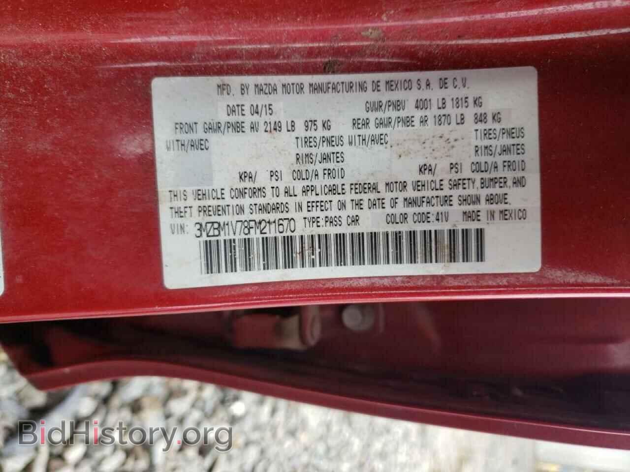 2015 MAZDA 3 - VIN: 3MZBM1V78FM211670 - Фото 10