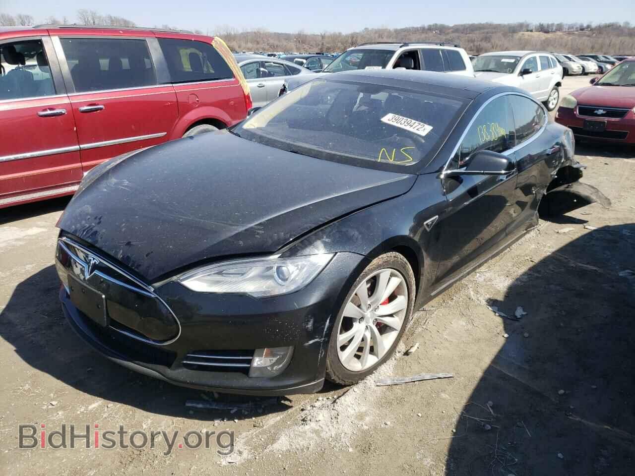 2014 TESLA MODEL S - VIN: 5YJSA1H19EFP50515 - Фото 2