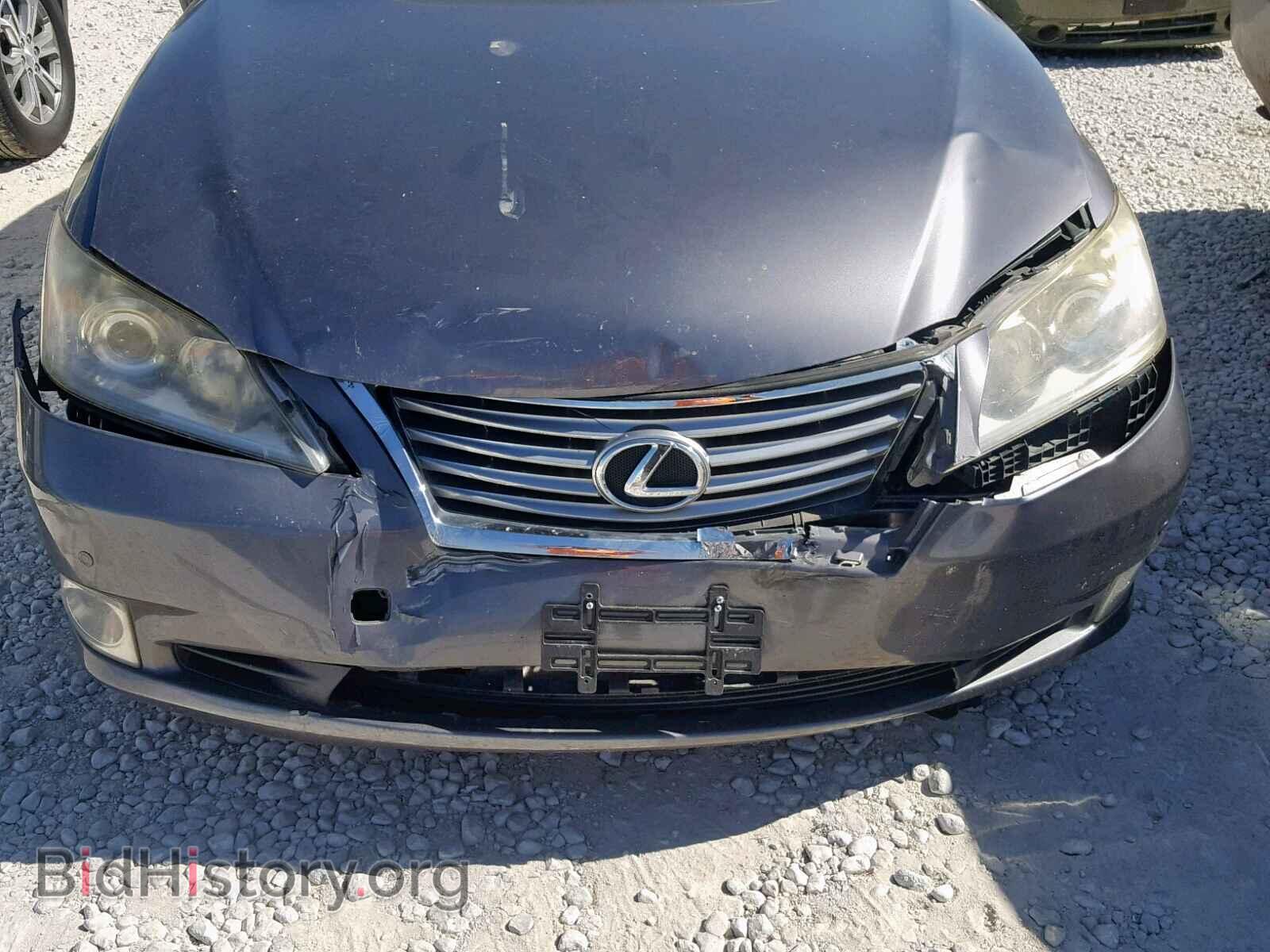 2012 LEXUS ES350 - VIN: JTHBK1EG2C2476076 - Фото 9