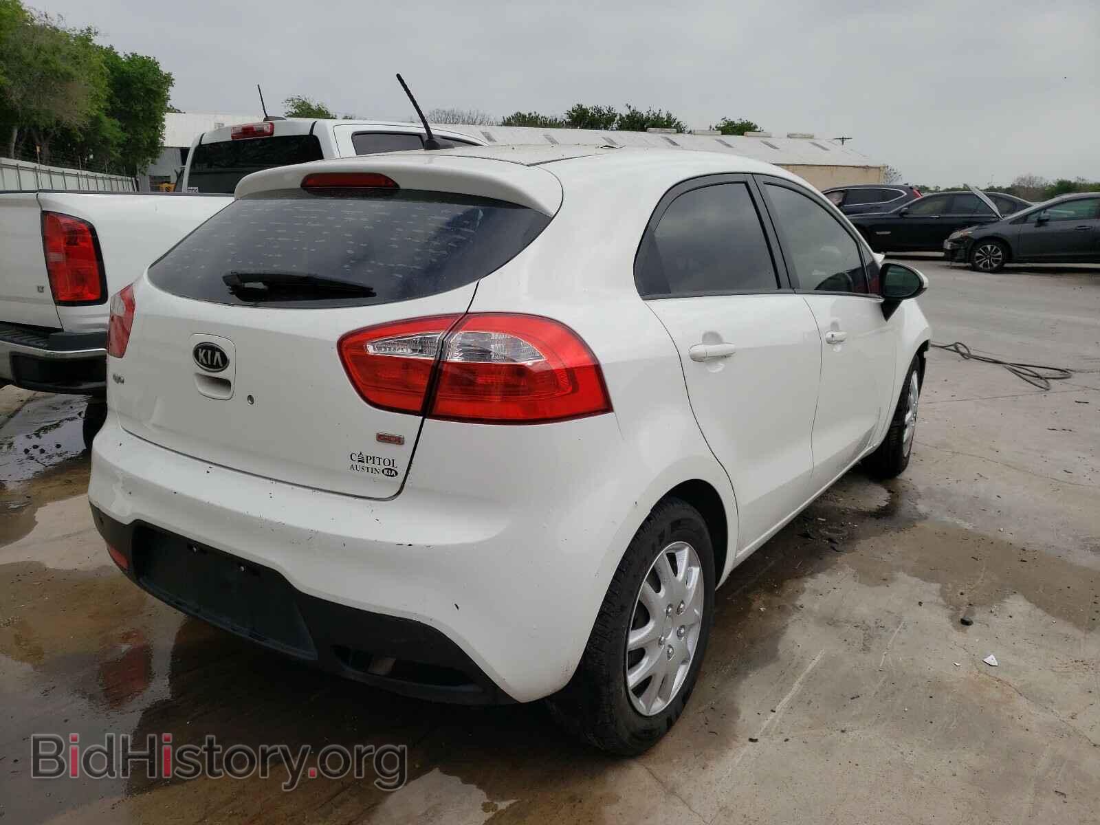 2012 KIA RIO - VIN: KNADM5A30C6080992 - Фото 4