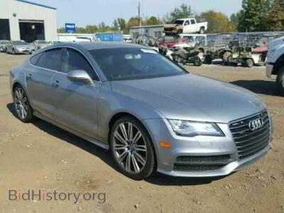 2012 Audi A7 A7 Prestig, gray — VIN WAUSGAFC4CN007310, Copart