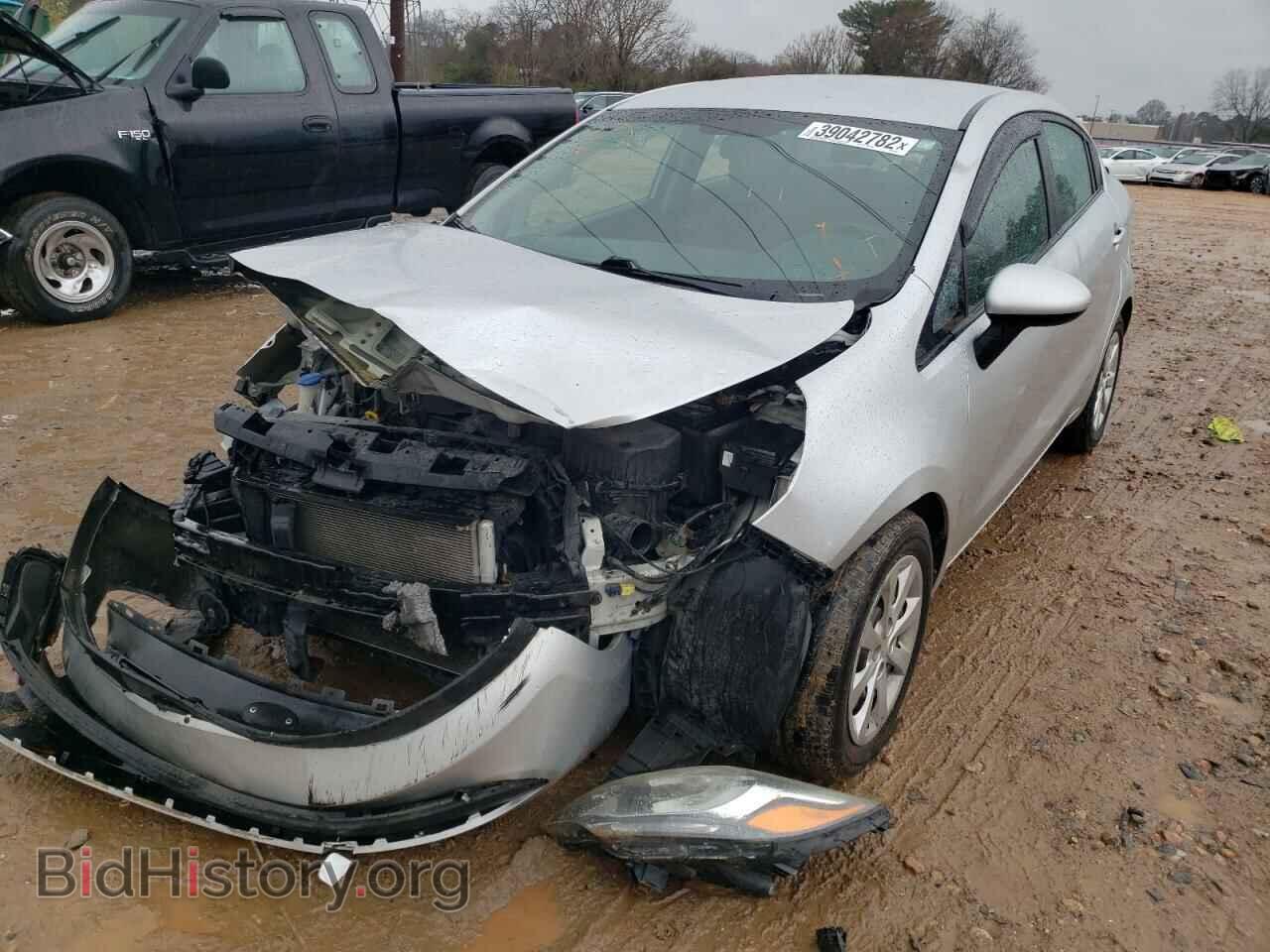 2014 KIA RIO - VIN: KNADM4A30E6363292 - Фото 2