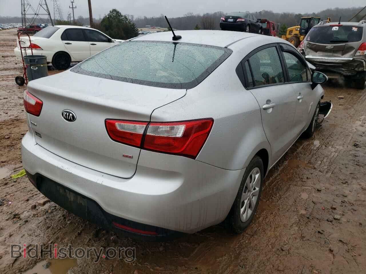 2014 KIA RIO - VIN: KNADM4A30E6363292 - Фото 4