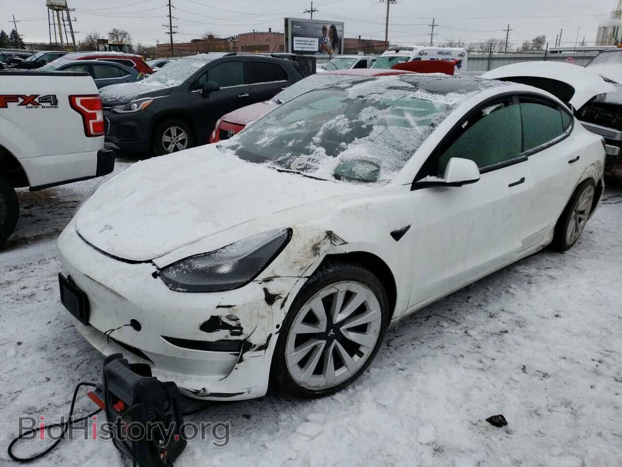 Photo 5YJ3E1EA6NF185217 - TESLA MODEL 3 2022