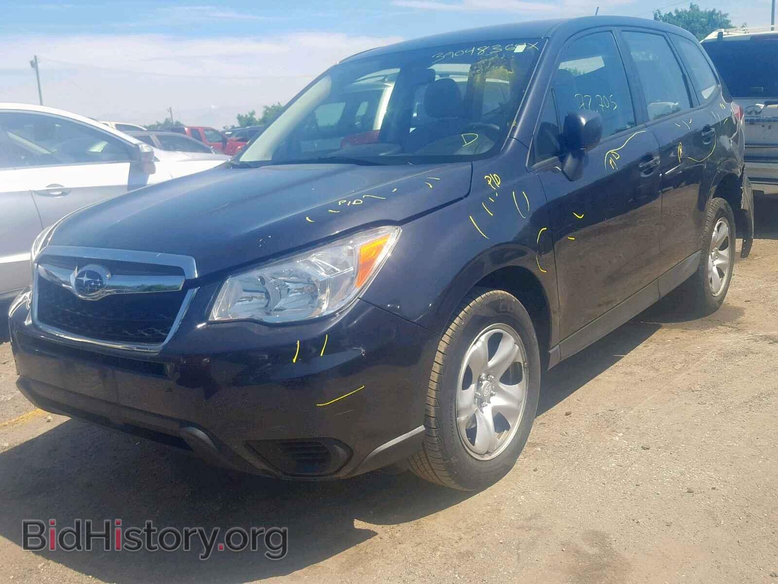 2014 SUBARU FORESTER - VIN: JF2SJAAC8EH532059 - Фото 2