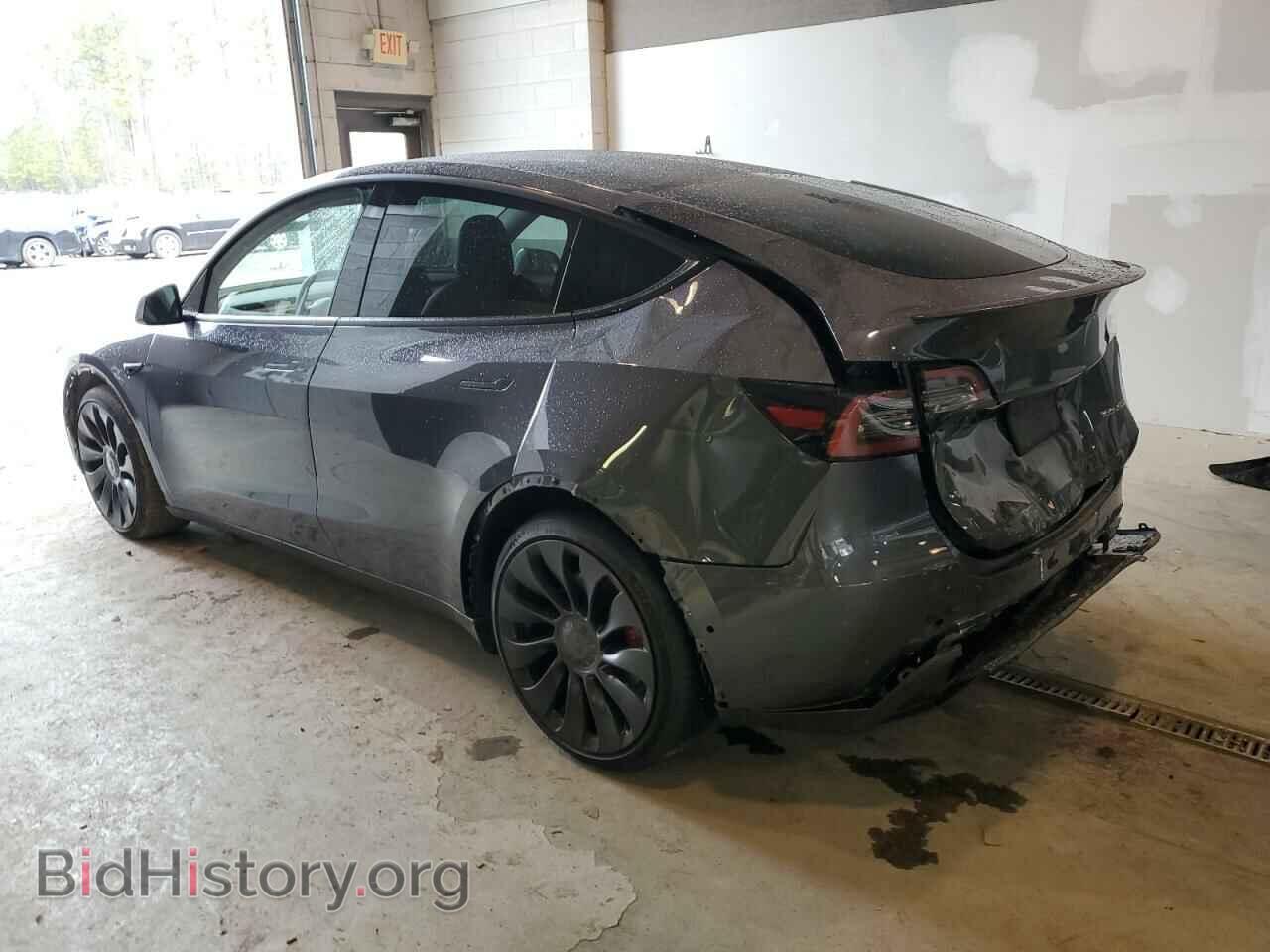 2022 TESLA MODEL Y - VIN: 7SAYGDEF6NF378189 - Фото 2