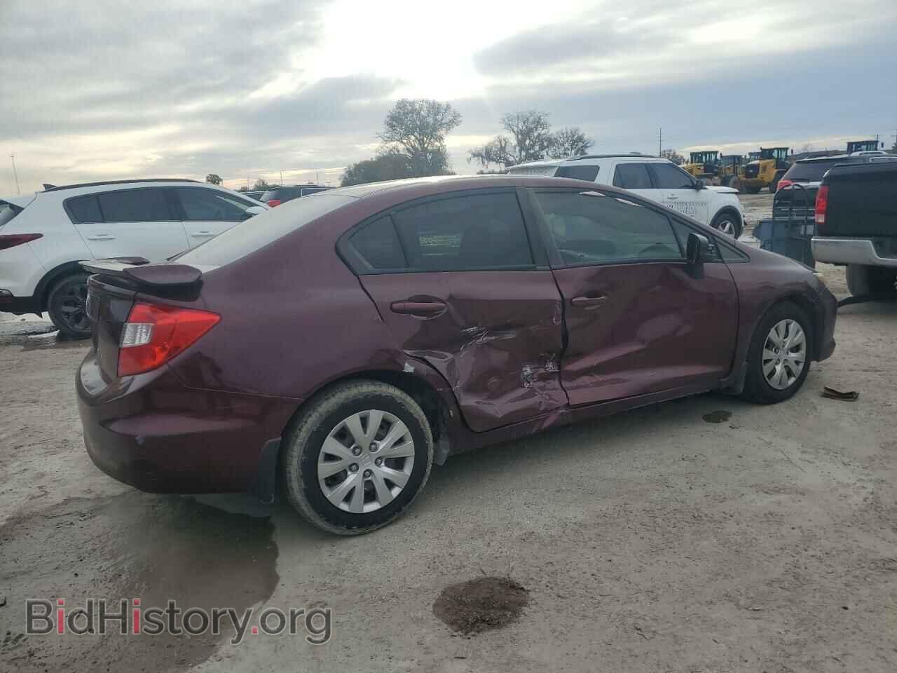 2012 HONDA CIVIC - VIN: 19XFB2F5XCE103473 - Фото 3