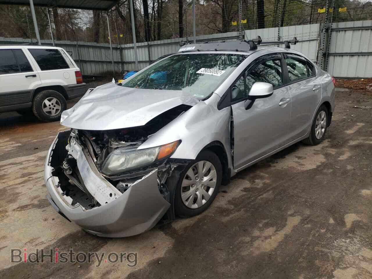 2012 HONDA CIVIC - VIN: 19XFB2F59CE348619 - Фото 2