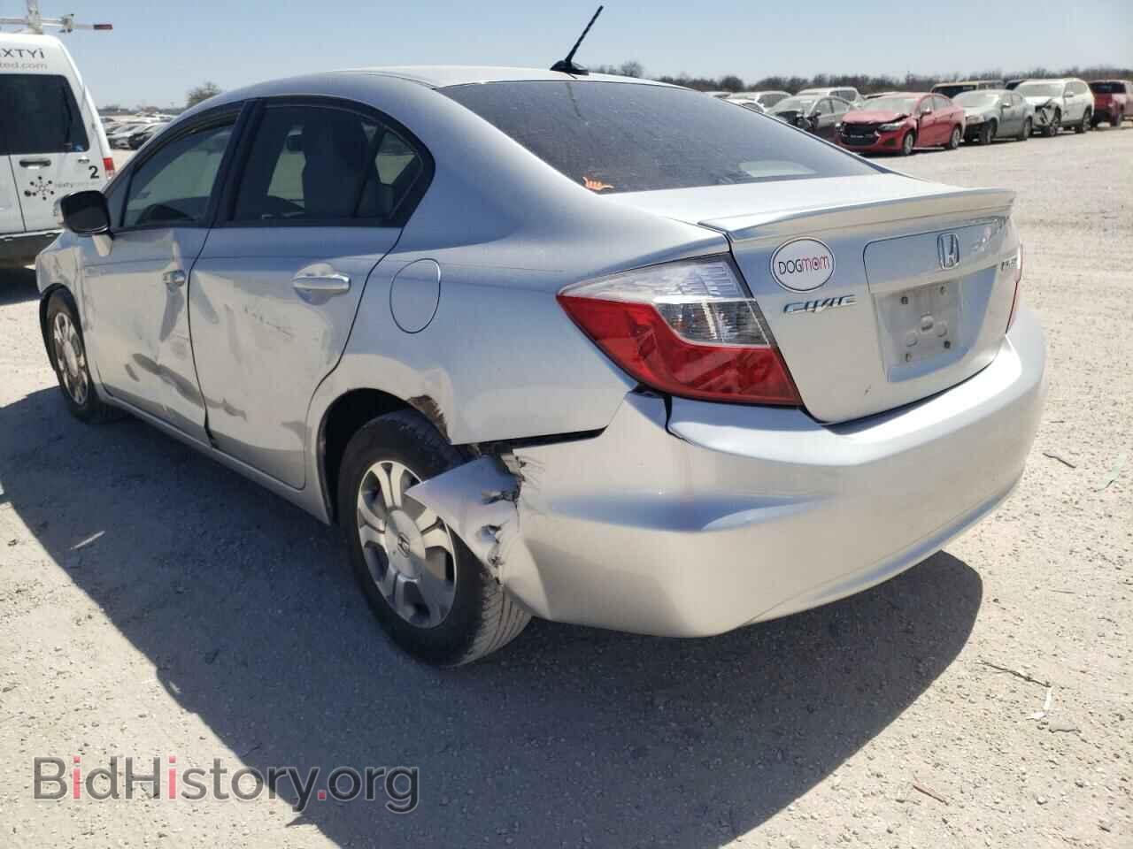 2012 HONDA CIVIC - VIN: JHMFB4F25CS005836 - Фото 3