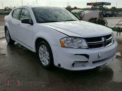 2011 Dodge AVENGER, белый — VIN 1B3BD4FB2BN608378, Copart