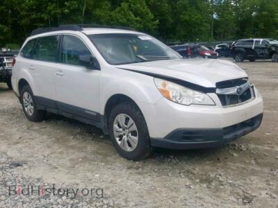 2011 Subaru OUTBACK 2., белый — VIN 4S4BRBAC0B3416761, Copart