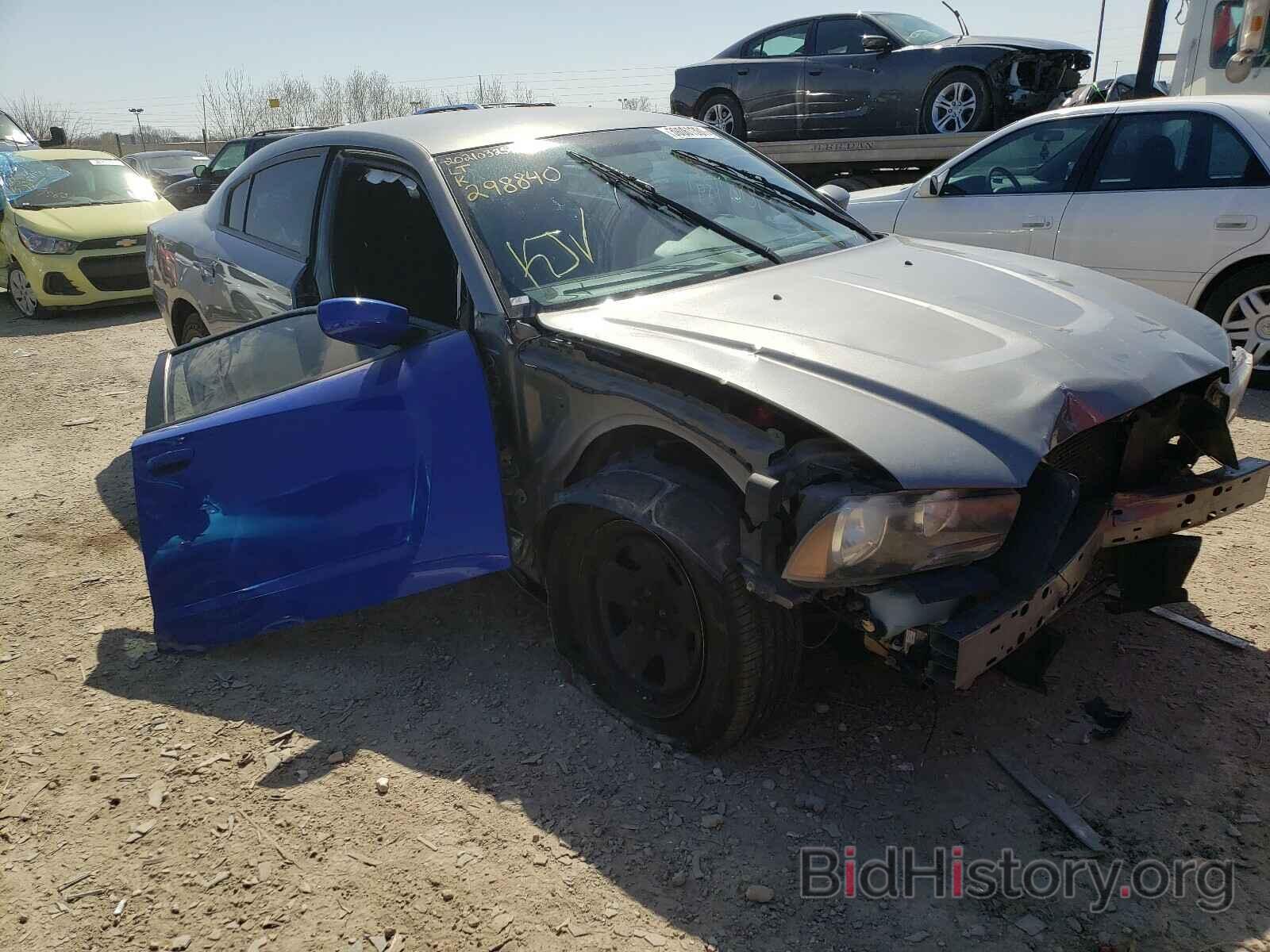 Photo 2C3CDXAT8CH298840 - DODGE CHARGER 2012