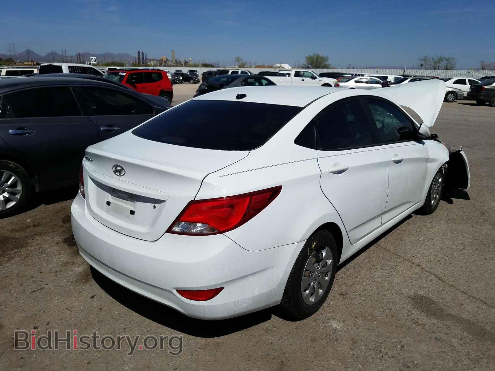 2016 HYUNDAI ACCENT - VIN: KMHCT4AE9GU083447 - Фото 4