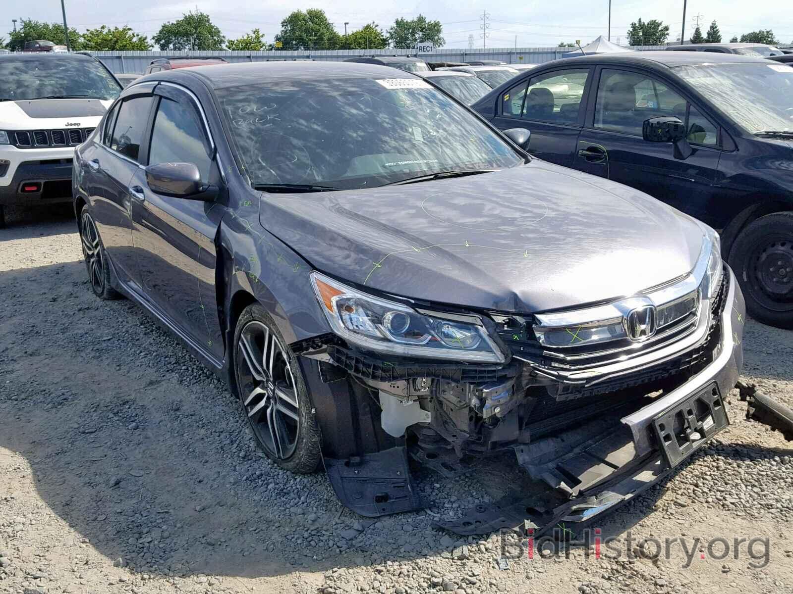 Photo 1HGCR2F55GA040307 - HONDA ACCORD SPO 2016