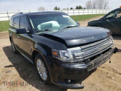2015 Ford FLEX Flex SEL, черный — VIN 2FMGK5C86FBA16469, Copart