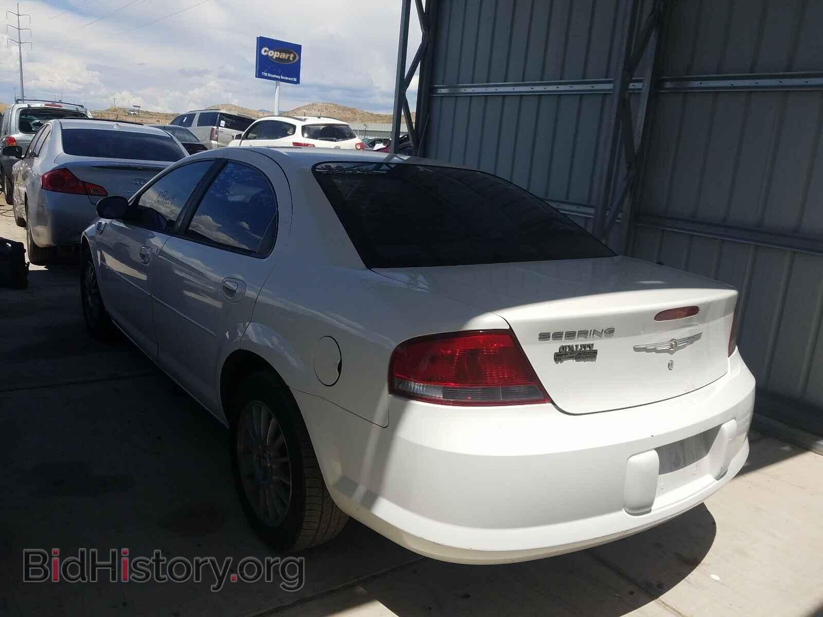 2005 CHRYSLER SEBRING - VIN: 1C3EL46X55N593233 - Фото 3