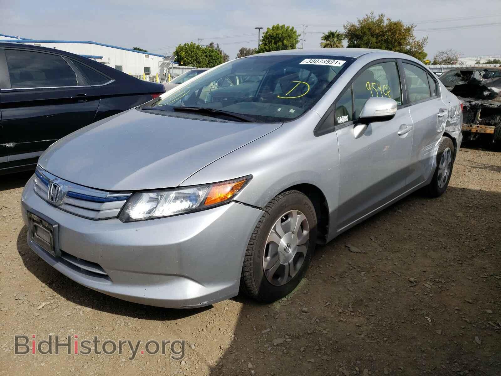 2012 HONDA CIVIC - VIN: JHMFB4F30CS001590 - Фото 2