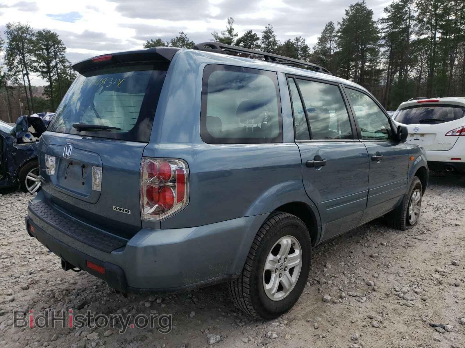 2007 HONDA PILOT - VIN: 2HKYF181X7H525570 - Фото 4