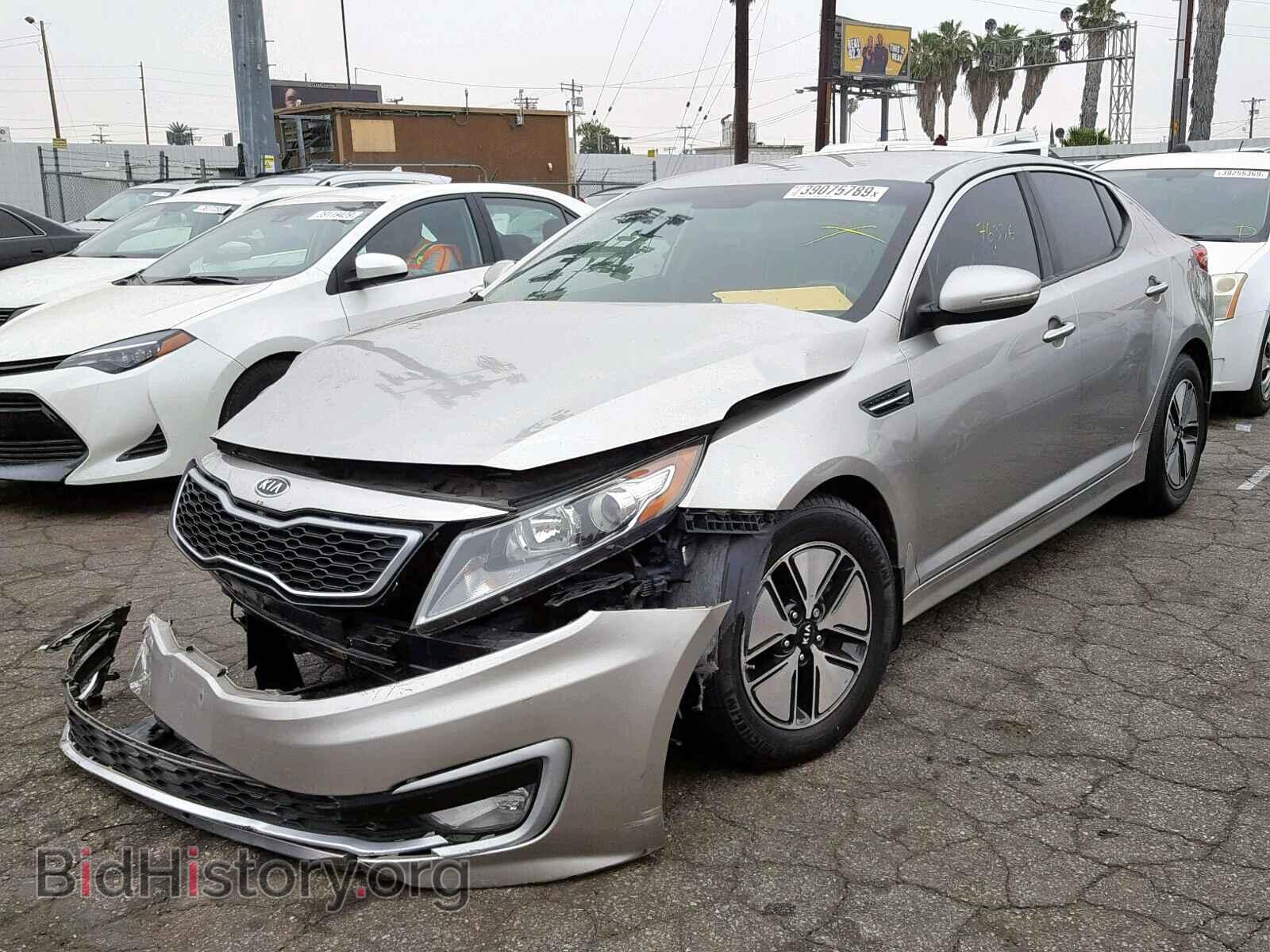 2012 KIA OPTIMA HYB - VIN: KNAGM4AD8C5013840 - Фото 2