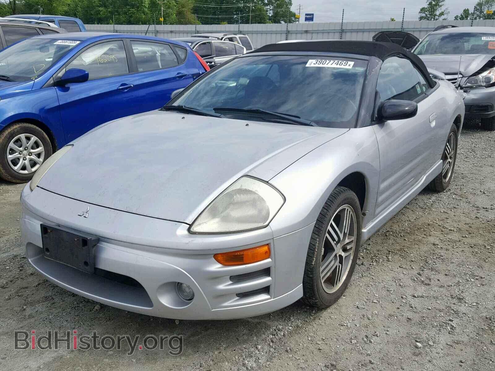 2003 MITSUBISHI ECLIPSE - VIN: 4A3AE75HX3E049062 - Фото 2