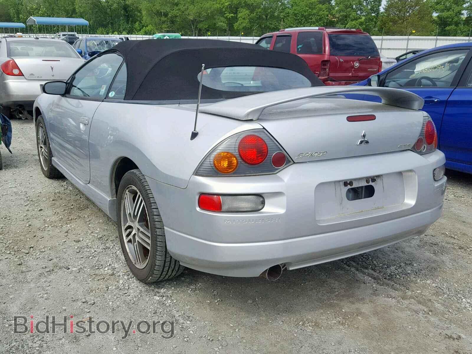 2003 MITSUBISHI ECLIPSE - VIN: 4A3AE75HX3E049062 - Фото 3
