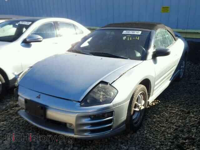 2001 MITSUBISHI ECLIPSE - VIN: 4A3AE85H01E160352 - Фото 2