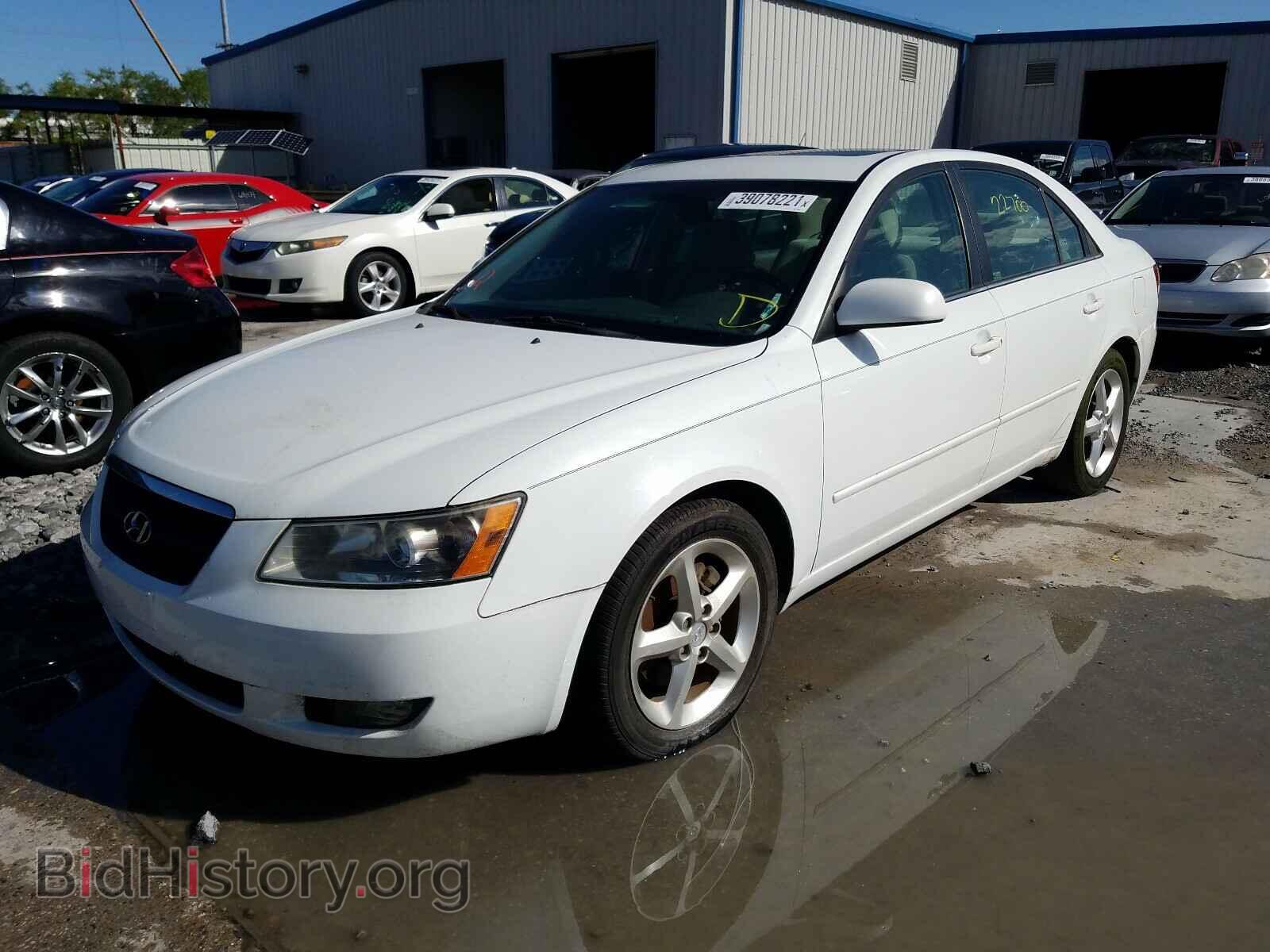 2007 HYUNDAI SONATA - VIN: 5NPEU46F77H208564 - Фото 2