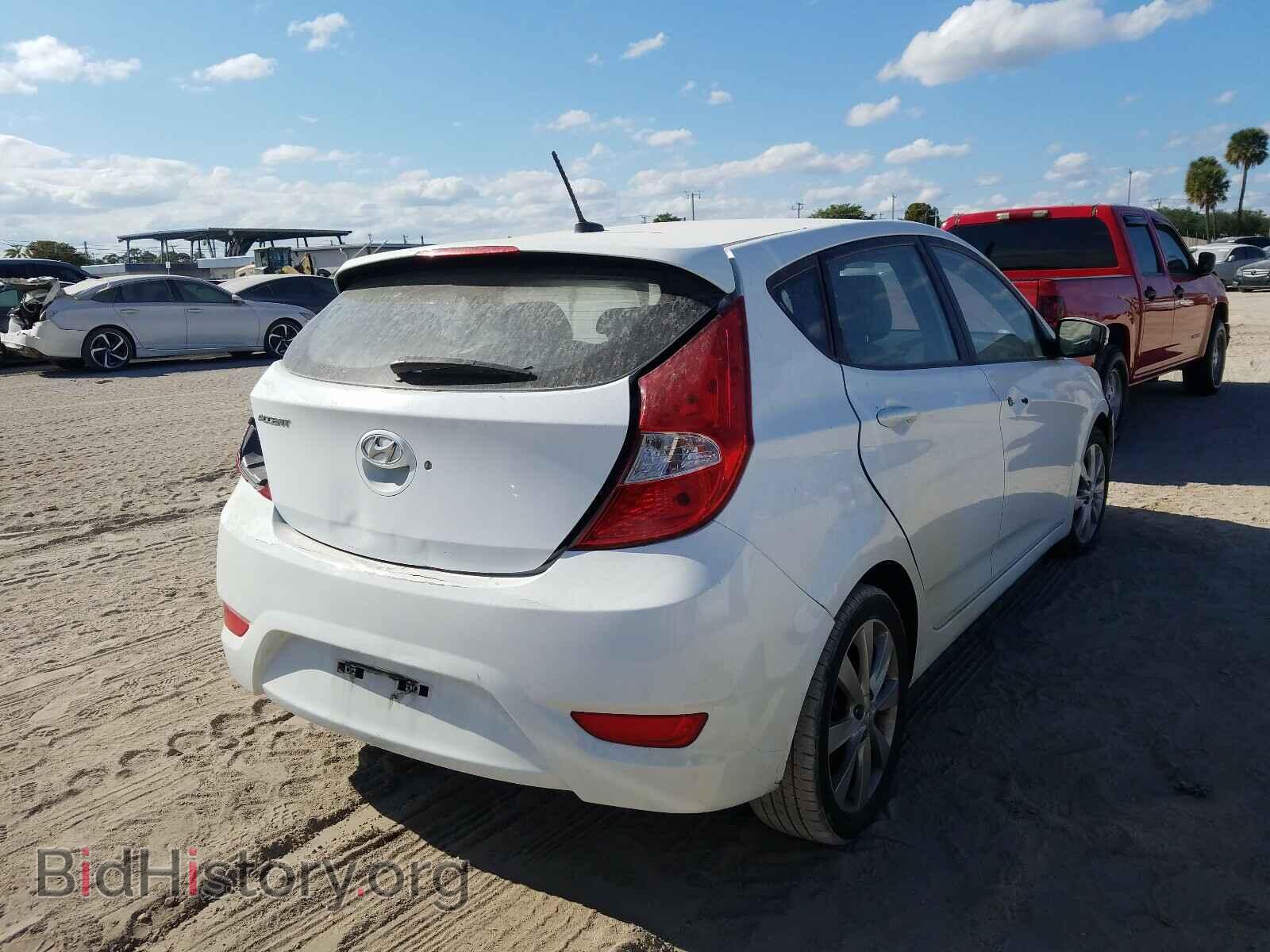 2014 HYUNDAI ACCENT - VIN: KMHCU5AE1EU168525 - Фото 4