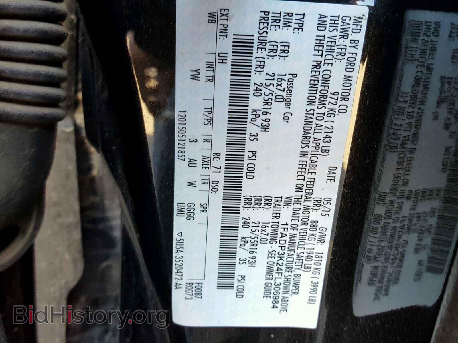 2015 FORD FOCUS - VIN: 1FADP3K24FL306984 - Фото 10