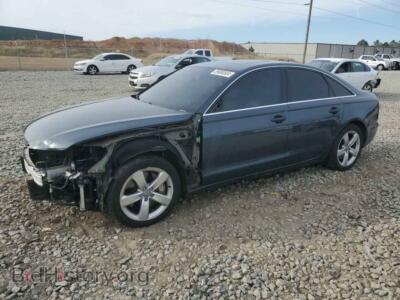 2012 Audi A6 Premium Plus, charcoal — VIN WAUGGAFC8CN082646, Copart