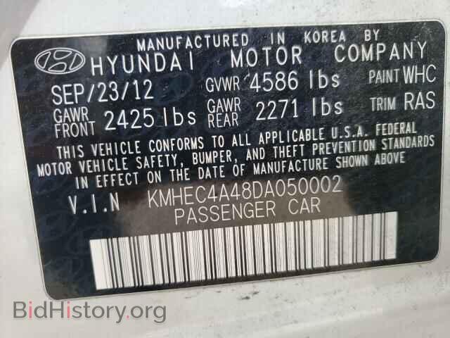 2013 HYUNDAI SONATA - VIN: KMHEC4A48DA050002 - Фото 10