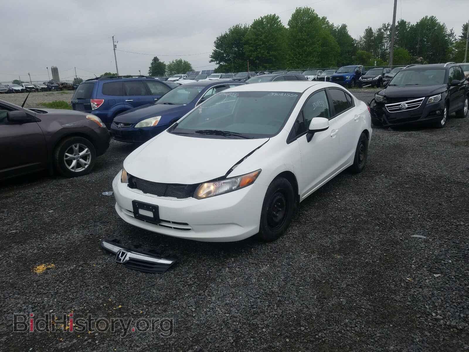 2012 HONDA CIVIC - VIN: 2HGFB2E49CH055687 - Фото 2