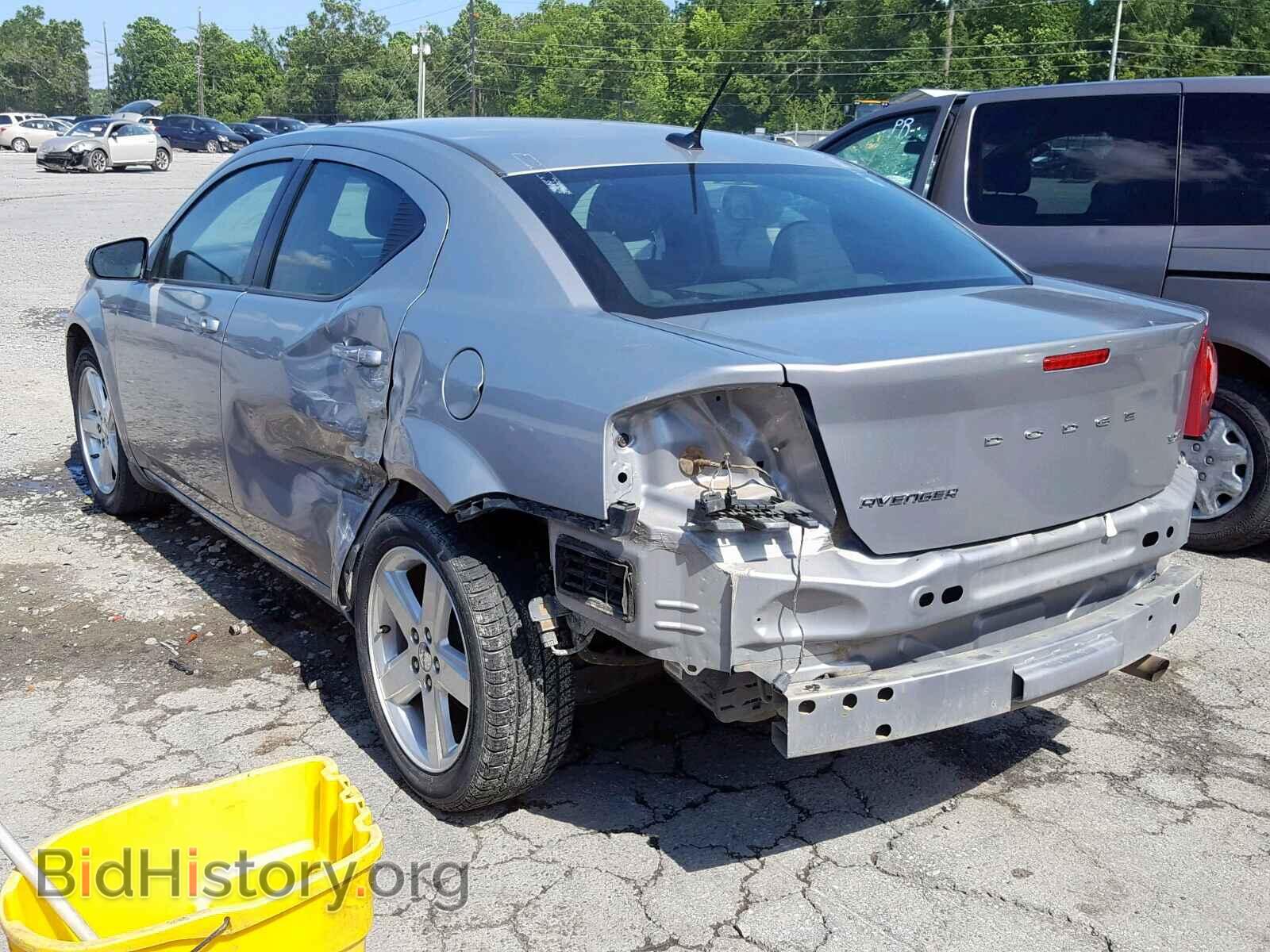 2013 DODGE AVENGER - VIN: 1C3CDZCB3DN662686 - Фото 3
