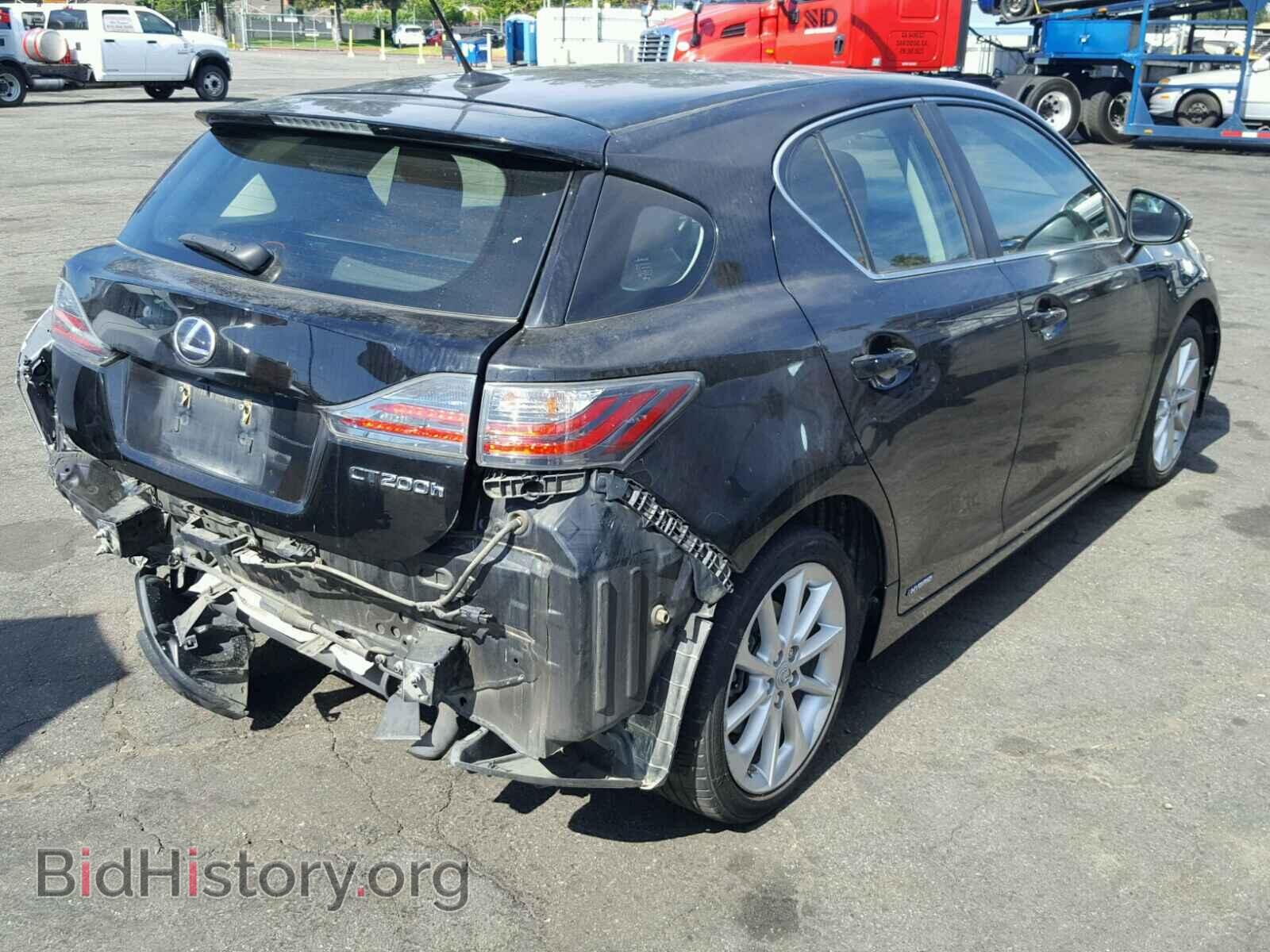 2011 LEXUS CT 200 - VIN: JTHKD5BH3B2013537 - Фото 4