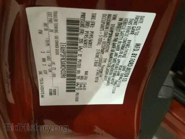 2010 FORD FOCUS - VIN: 1FAHP3FN3AW243390 - Фото 10