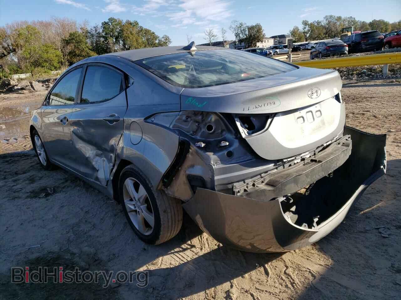 2011 HYUNDAI ELANTRA - VIN: KMHDH4AEXBU113473 - Photo 2