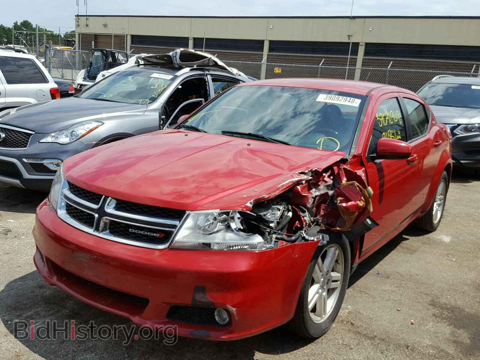 2013 DODGE AVENGER - VIN: 1C3CDZCB4DN662180 - Фото 2
