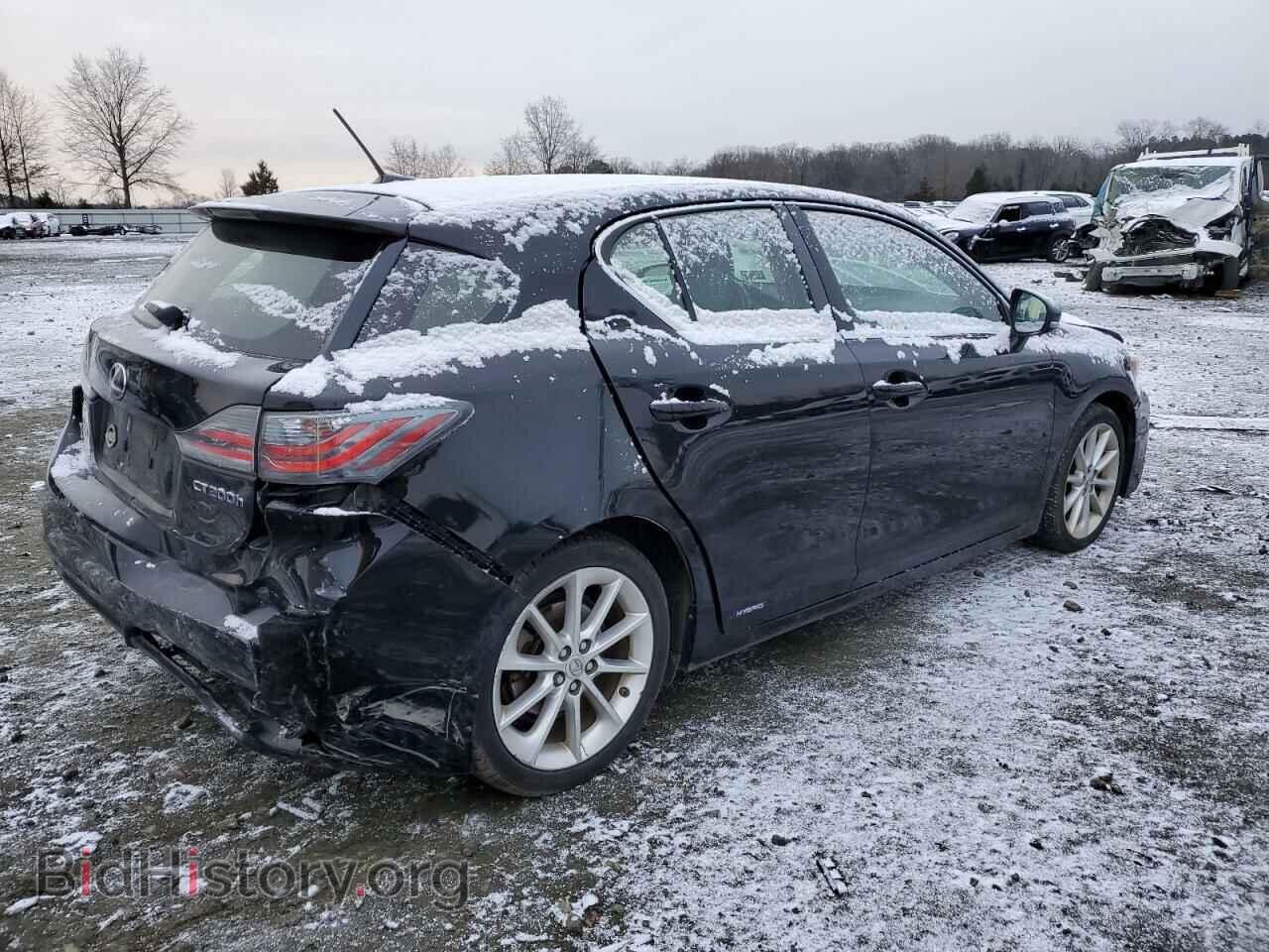 2012 LEXUS CT 200 - VIN: JTHKD5BHXC2111014 - Фото 3