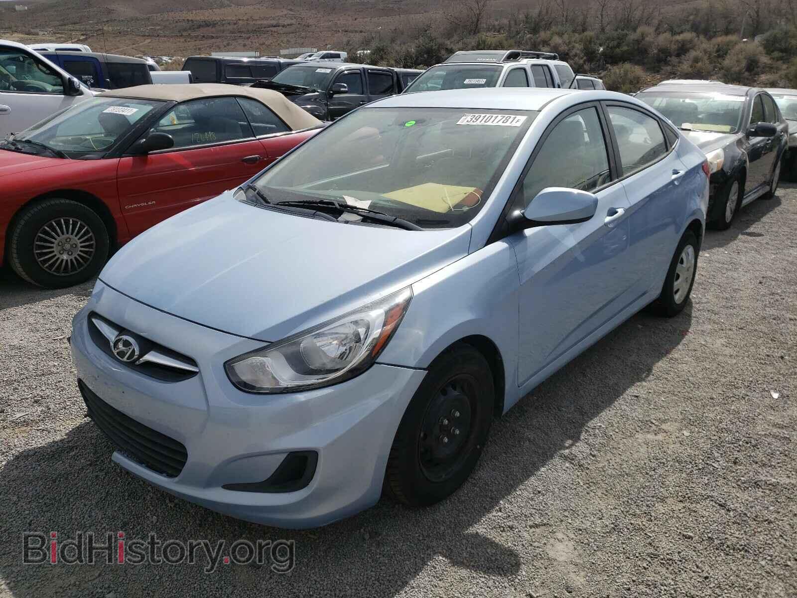 2014 HYUNDAI ACCENT - VIN: KMHCT4AE9EU706224 - Фото 2