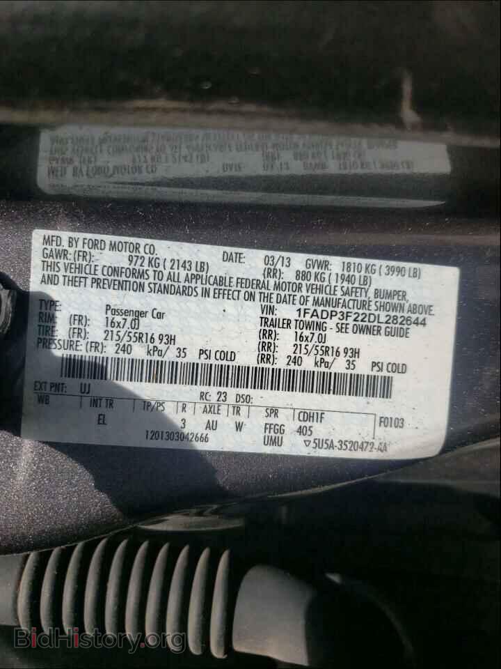 2013 FORD FOCUS - VIN: 1FADP3F22DL282644 - Photo 10